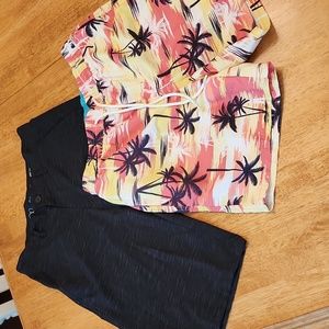 Mens W28/Small Hybrid Shorts and Swimsuit